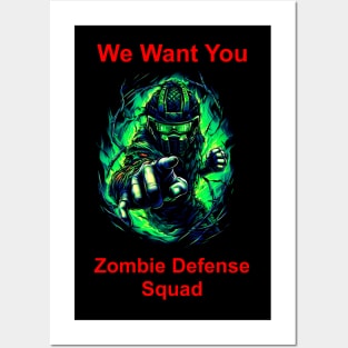 Zombie Defense Posters and Art